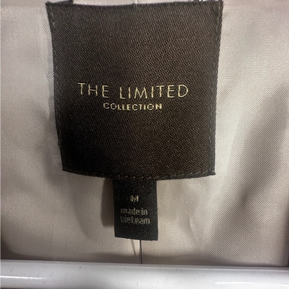 The Limited Cream Tan Blazer Jacket Tailored Fit Notched Lapels - Picture 3 of 15